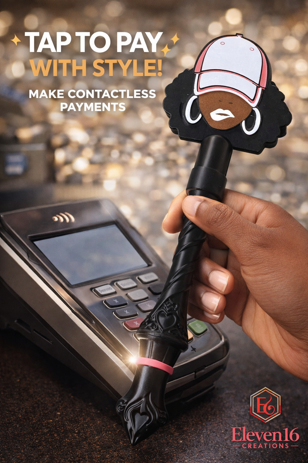 Tap to Pay Wand – Stylish Contactless Payment Tool